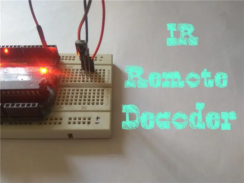 DECODIFICADOR REMOTO IR COM ARDUINO