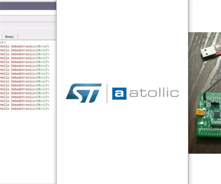 Az adatok fogadása az STM32 alapú mikrokontrollerről a számítógépre: 5 lépés