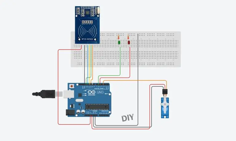 Saml de elektriske komponenter