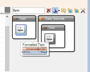 Configuració de la targeta SD i el component de text formatat