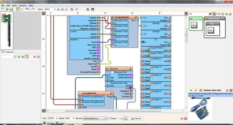 Configuració de la targeta SD i el component de text formatat