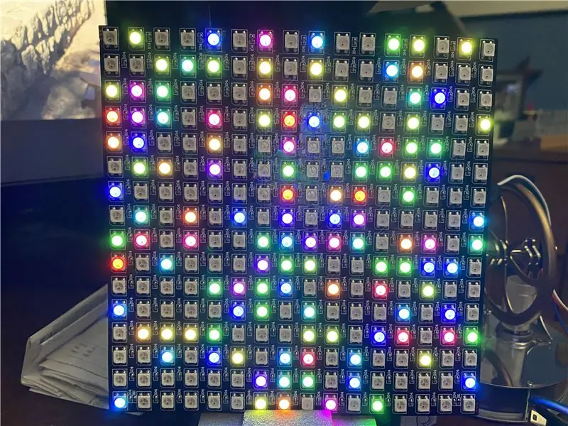 Proyectos Arduino de panel LED RGB 16x16