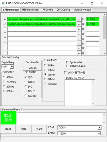 Laai gereed Firmware op