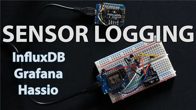 Registrazione del sensore utilizzando InfluxDB, Grafana e Hassio