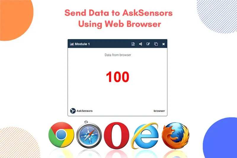 Kirim Data ke Platform IoT AskSensors Dari Browser Web