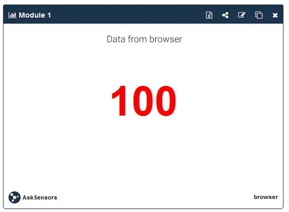 Vizualizálja adatait az AskSensors alkalmazásban