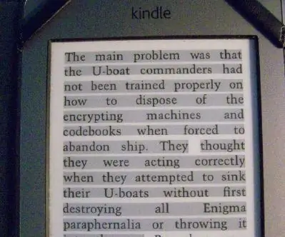 Kindle текстин көчүрүү: 4 кадам