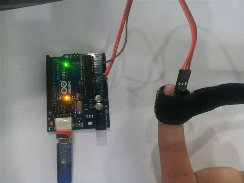 Sambungan Antara Modul Nadi dan Arduino