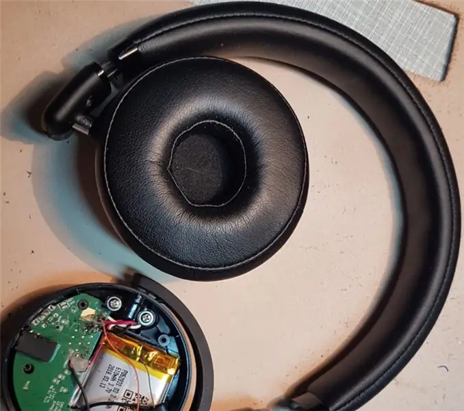 Maak die headset oop