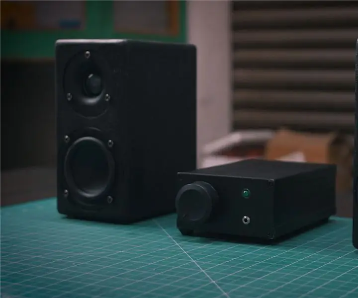 DIY Bass BookShelf Speaker: 18 trinn (med bilder)