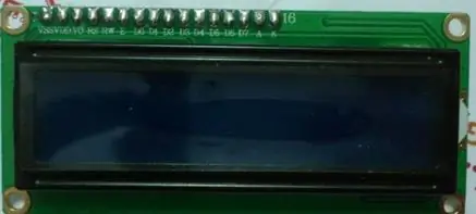 لحام دبابيس على LCD1602