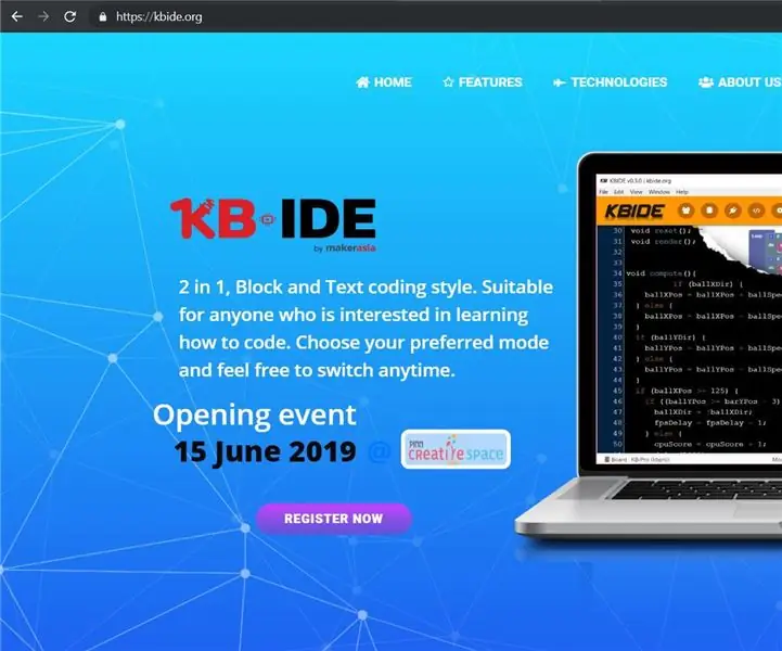 KB-IDE: ESP32 Board için Blok Programı: 5 Adım