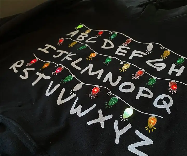 Sudadera con capucha programable Stranger Things: 9 pasos (con imágenes)