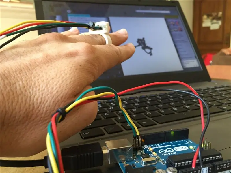 „Conexión Serial Arduino a Processing“(acelerómetro En Anillo)