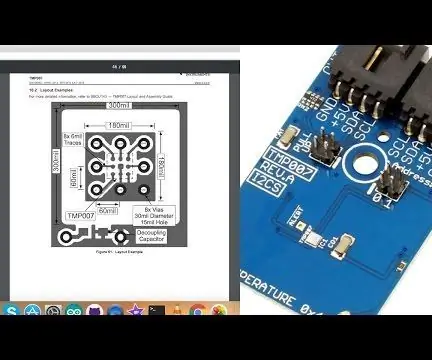 Raspberry Pi - TMP007 חיישן אינפרא אדום תרמי חכם Python הדרכה: 4 שלבים