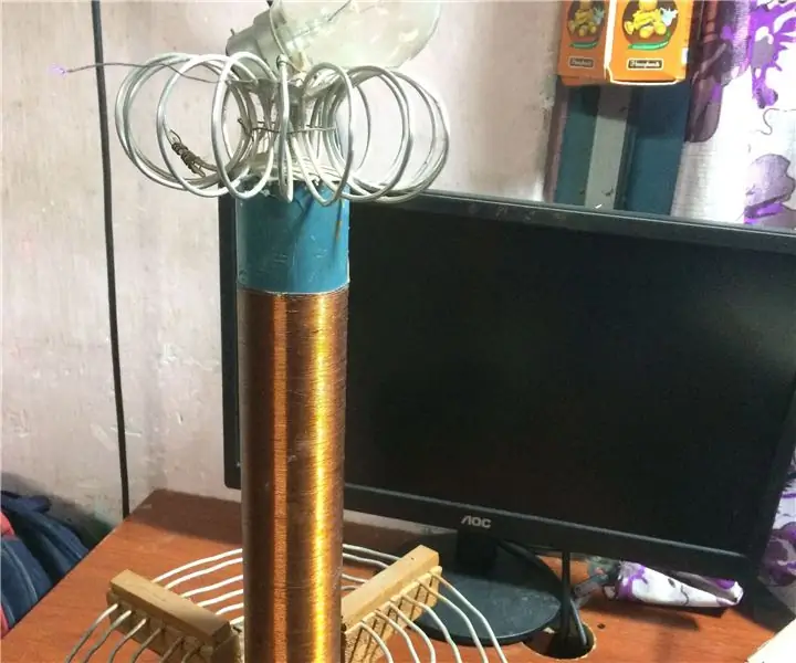 วิธีสร้าง Tesla Coil (เนื้อขึ้น) จาก "SCRAP"!!!!!!: 11 ขั้นตอน