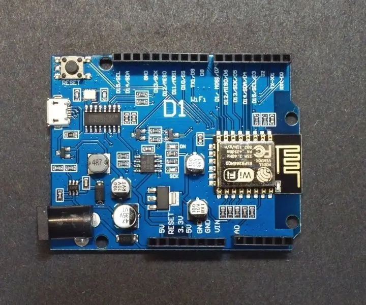 Zachytávajte a odosielajte obrázky pomocou kamery ESP32-Cam pomocou Wi-Fi procesora ESP8266 WeMos D1 R1 s Uno: 7 krokov