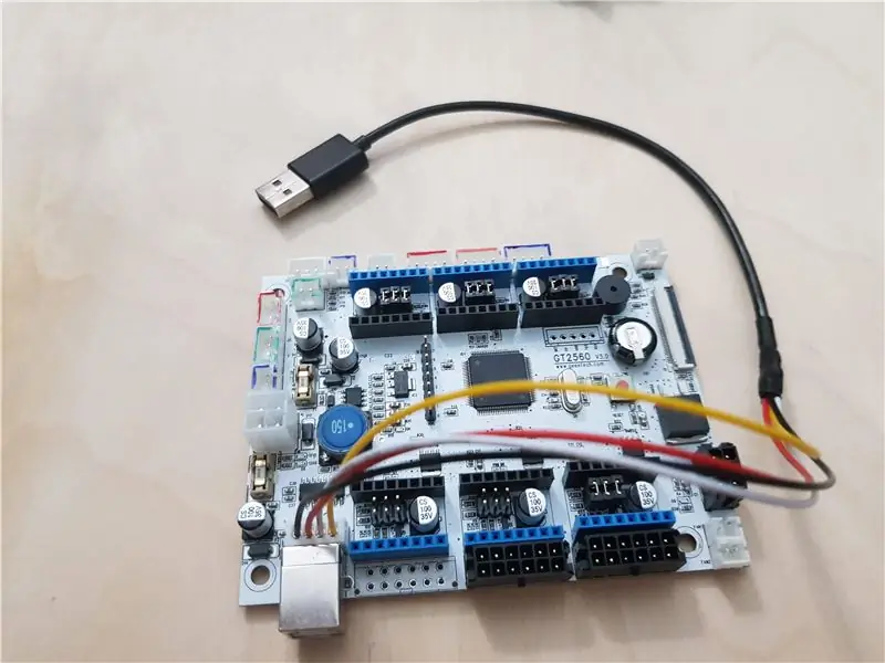 Geeetech Board to Raspberry Pi Via Custom USB Cable Direct Wired