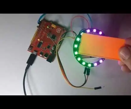 Ultradźwiękowy czujnik odległości Arduino LED Ring: 8 kroków