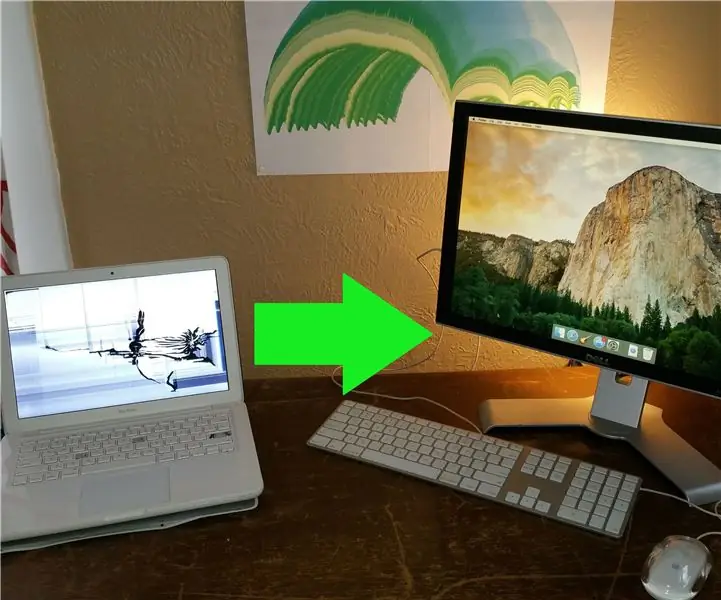 Gebroken MacBook naar desktop!: 6 stappen