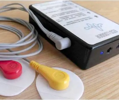 ECG Logger - ለረጅም ጊዜ የመረጃ ማግኛ እና ትንተና የሚለብስ የልብ መቆጣጠሪያ - 3 ደረጃዎች