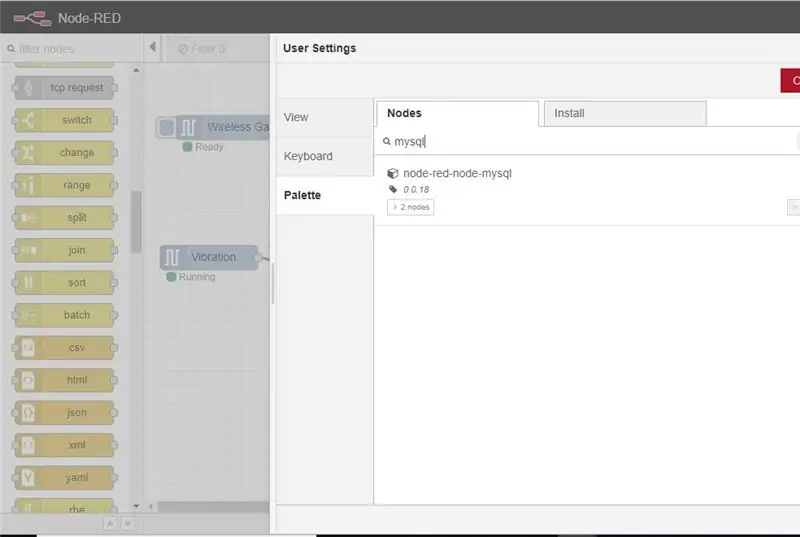 अब Mysql खोजें और 'इंस्टॉल' बटन पर क्लिक करें जैसा कि चित्र में दिखाया गया है