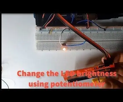 Contrôler la luminosité des LED avec un potentiomètre et un Arduino : 6 étapes