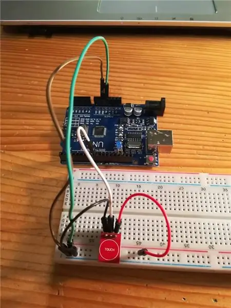 Gebruik TTP223 -module as 'n skakelaar