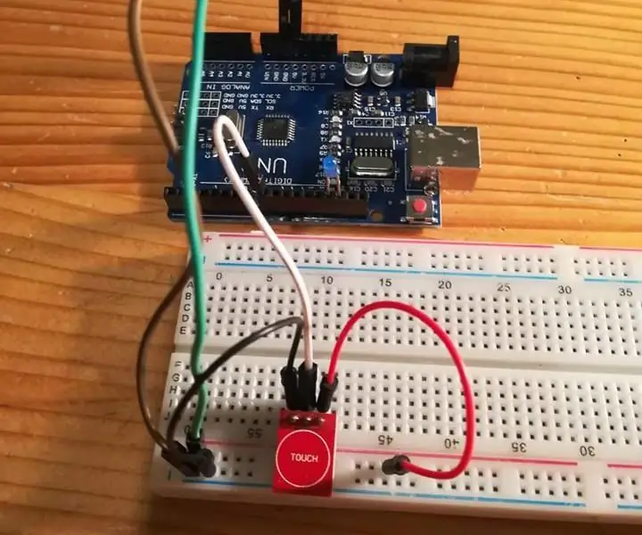 Utilizzo del modulo TTP223 come interruttore: 5 passaggi