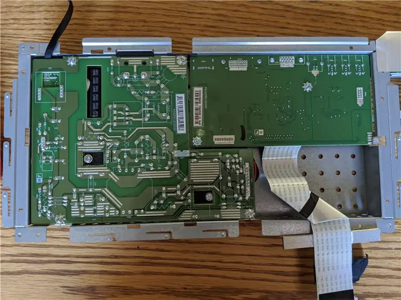 Disassembling Power Board thiab Display Driver