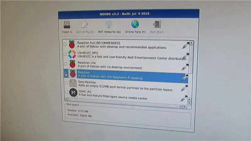 Instal·leu Raspbian