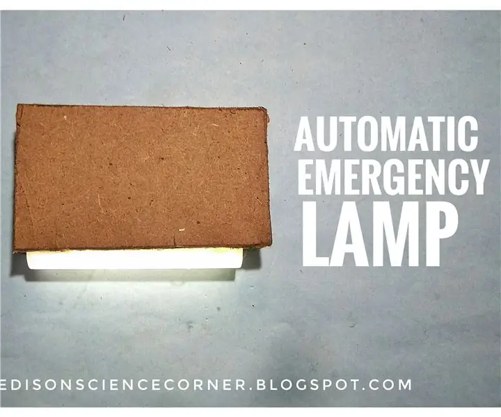 Comment faire une lampe de secours automatique : 6 étapes