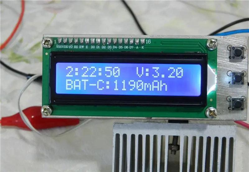 Figura 15: la vera capacità calcolata della batteria agli ioni di litio da 8.800 mA