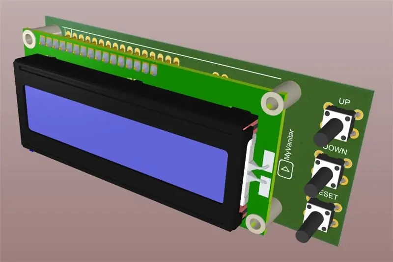 Şəkil 5: Quraşdırılmış PCB Kartının (TOP) 3D Görünüşü, Şəkil 6: Quraşdırılmış PCB Kartının 3D Görünüşü (Yan), Şəkil 7: Quraşdırılmış PCB Kartının 3D Görünüşü (Alt)