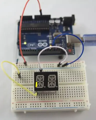 14 -segment 2 -raqamli LED displey