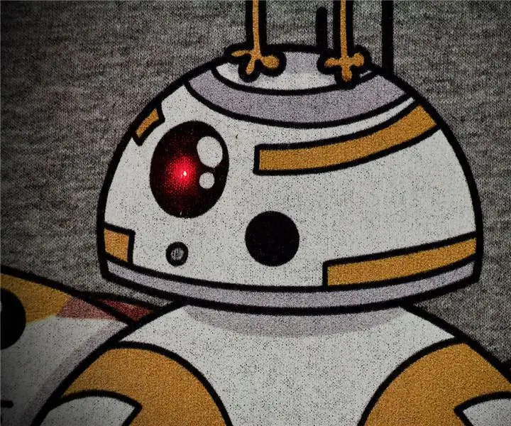 تی شرت روشن BB8: 6 مرحله (همراه با تصاویر)