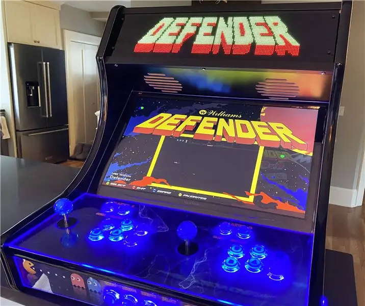 Máquina Arcade com mudança de letreiro LED: 5 etapas (com imagens)