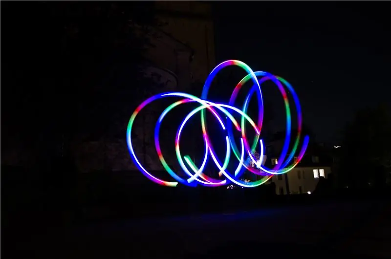 Fai da te RGB-LED Glow Poi con telecomando