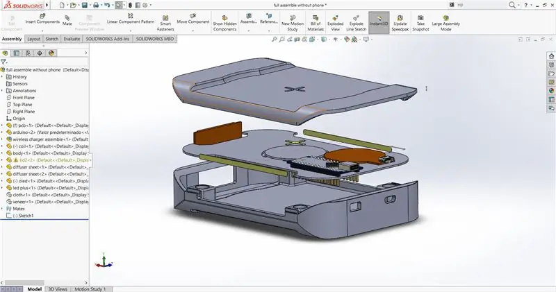 Die voorbereiding van die CAD -model