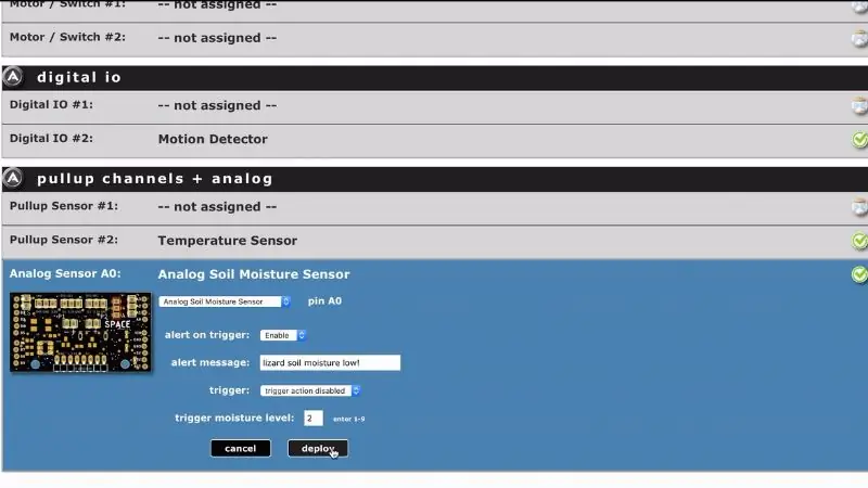 I-setup ang Soil Moisture Sensor