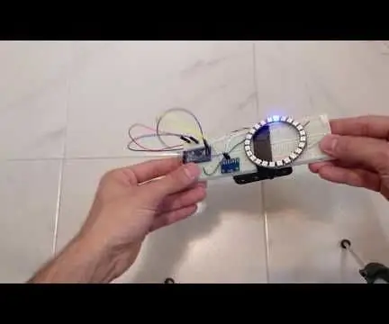 Keseronokan Giroskop Dengan Cincin Neopixel: 4 Langkah (dengan Gambar)