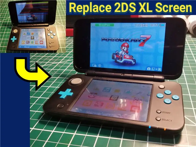 Nintendo 2DS XL augšējā ekrāna nomaiņa