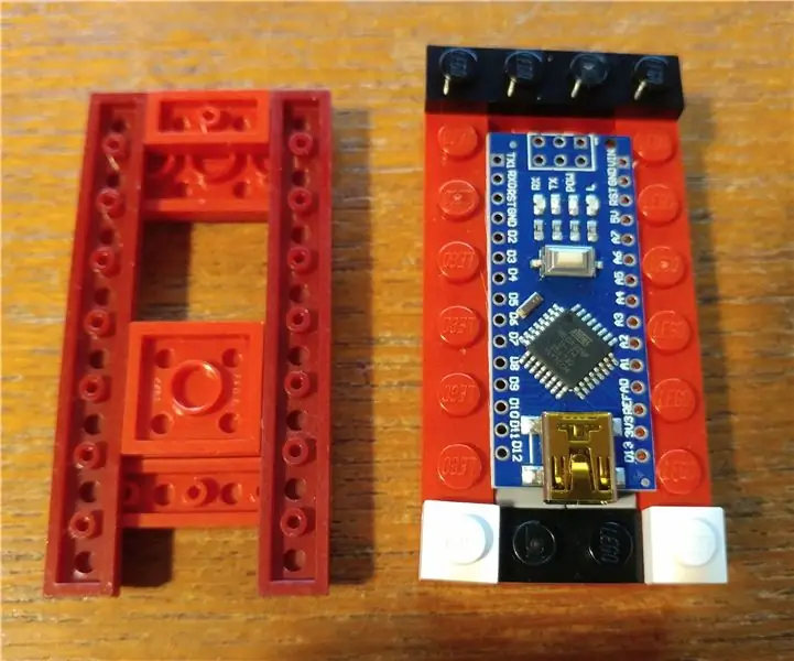 Lego Arduino Nano Tanpa Header Pin Perumahan: 3 Langkah