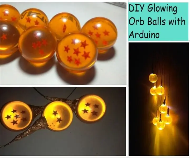 DIY Mga Kumikinang na Bola ng Orb Sa Arduino: 8 Mga Hakbang (na may Mga Larawan)