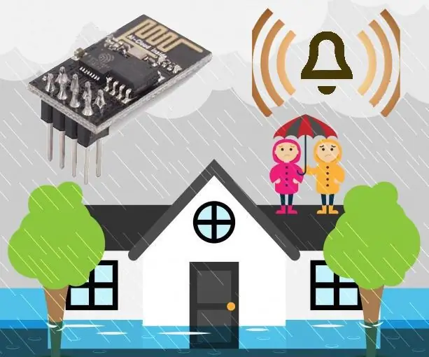 Sensor WIFI Air Banjir / Air MQTT / Google Dengan Langkah ESP-01: 7