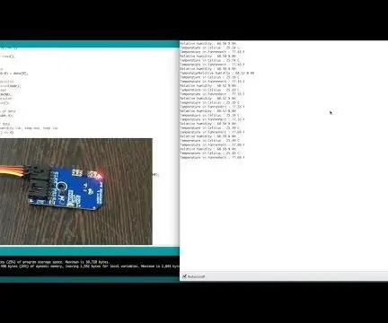 Arduino Nano - HTS221 Vadnica senzorja relativne vlažnosti in temperature: 4 koraki