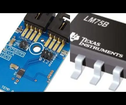 Meting van temperatuur met behulp van LM75BIMM en Arduino Nano: 4 stappen