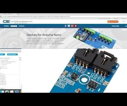 Temperatuurmeting met MCP9803 en Arduino Nano: 4 stappen