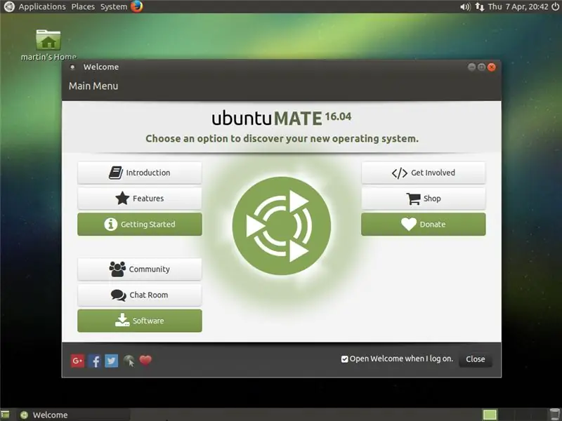 Txhim kho Ubuntu-Mate ntawm Laus/Laus Laptops