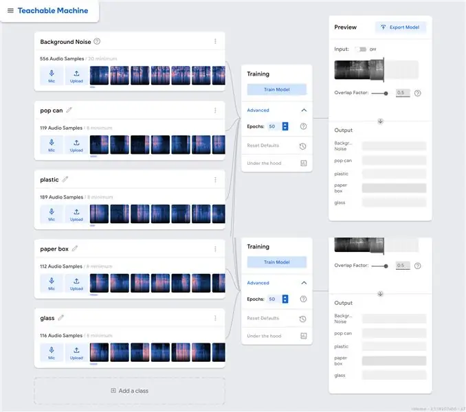 Addestra il tuo modello di machine learning acustico